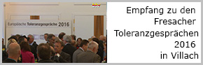 Empfang Fresacher Toleranzgespräche 2016 in Villach